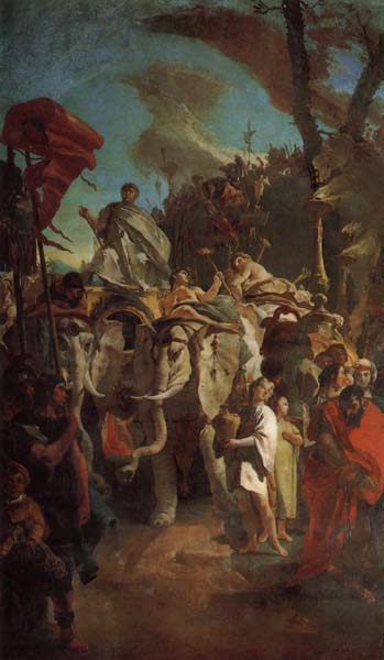 Giovanni Battista Tiepolo The Triumph of Aurelian